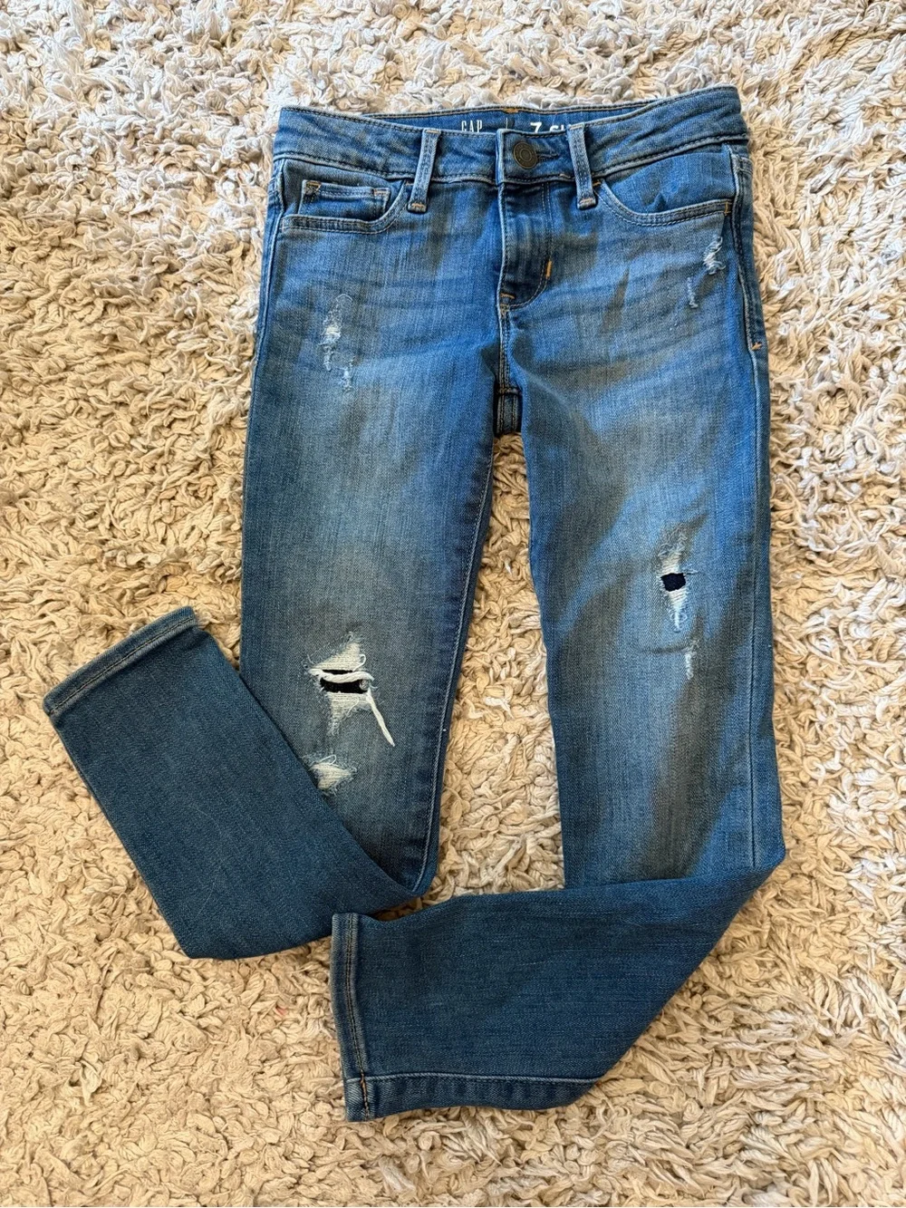 GAP Kids Supper Skinny Jeans, Size 7